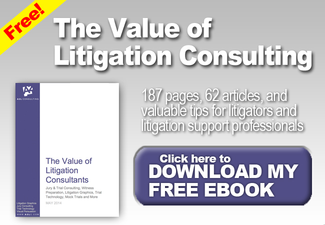 litigation consulting graphics jury trial technology