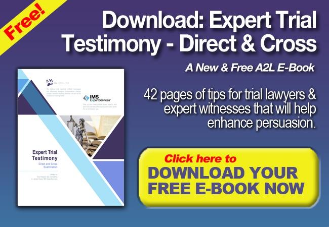 expert witness trial testimony ebook a2l ims